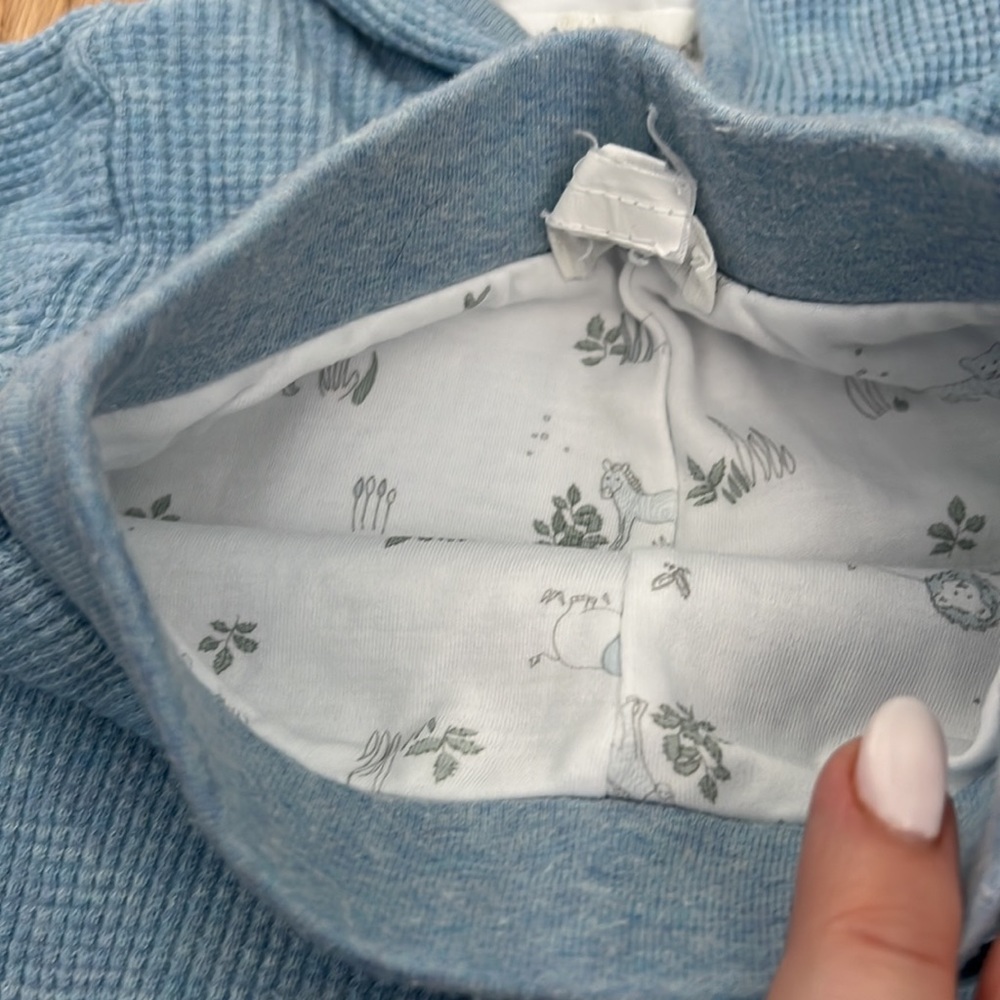 Babycottons waffle suit - safari 6 months - Picture 5 of 5